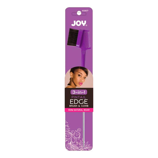 Joy 3-In-1 Pintail Edge Brush & Comb Assorted #2607