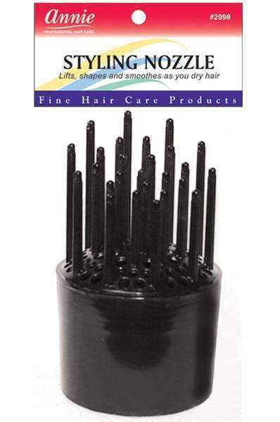 Annie Hair Dryer Nozzle #2998 - Beautiful Black Hair