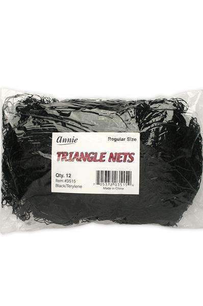 Annie Triangle Nets Bulk Black #3515 - Beautiful Black Hair