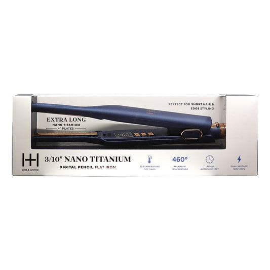 Hot & Hotter Nano Titanium Digital Pencil Flat Iron #5938