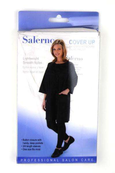 Salerno Lightweight Smooth Nylon Cover Up - White #7753 - Beautiful Black Hair
