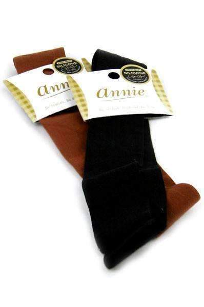 Annie Headband Anti-Slip Silicone Grip Lining Assorted #8863 - Beautiful Black Hair