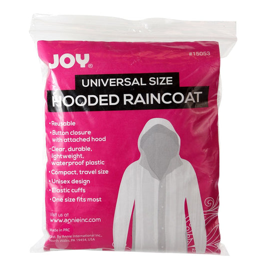 Annie Universal Size Drawstring Hooded Rain Coat