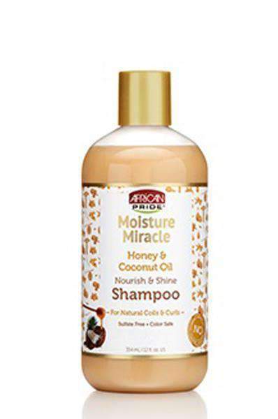 African Pride Moisture Miracle Honey & Coconut Oil Shampoo - Beautiful Black Hair