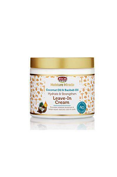 African Pride Moisture Miracle Coconut & Baobab Oil Leave In Cream - Beautiful Black Hair