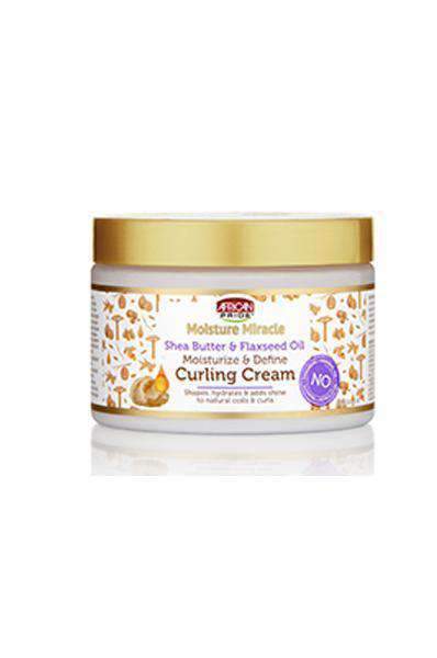 African Pride Moisture Miracle Shea Butter & Flaxseed Oil Curling Cream - Beautiful Black Hair
