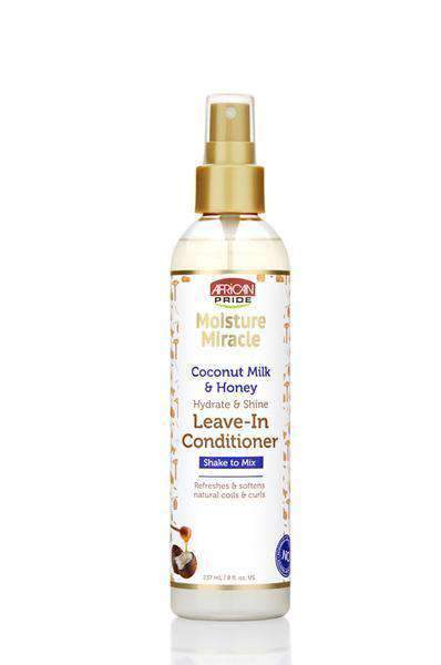African Pride Moisture Miracle Coconut Milk & Honey Leave In Conditioner - Beautiful Black Hair