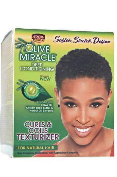 African Pride Olive Miracle Curls & Coils Texturizer - Beautiful Black Hair