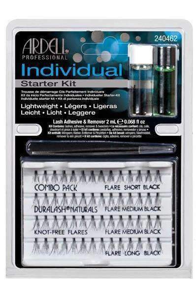 Ardell Individual Lashes - Knot Free Flare Starter Kit - Beautiful Black Hair