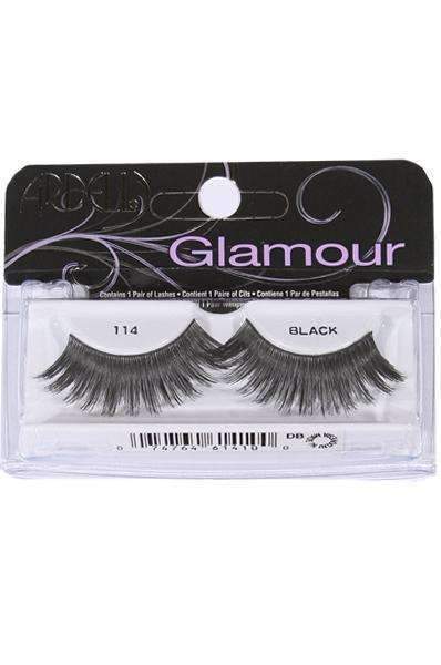 Ardell Glamour Lashes - 114 Black - Beautiful Black Hair