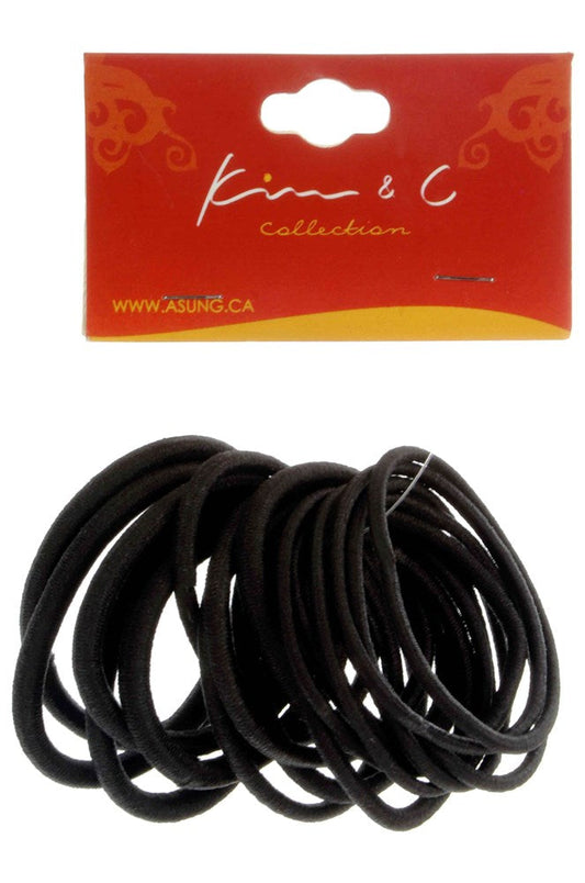 Small Ponytail Holders - Black