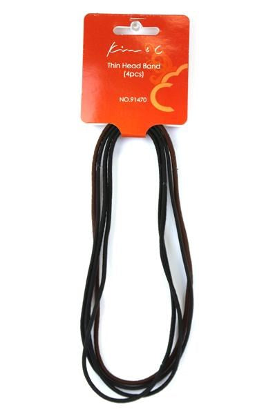 Thin Head Bands 4pk #91470