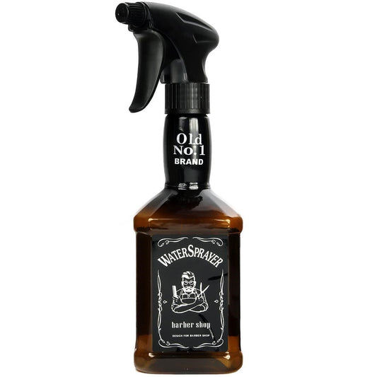 Square Barber Spray Bottle 11oz - Brown