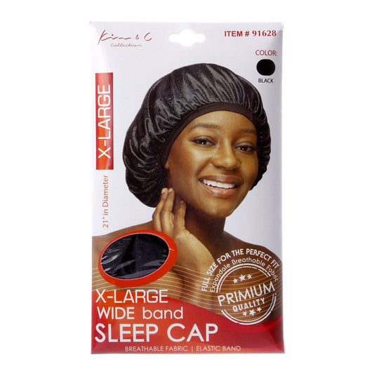 Wide Band Sleep Cap X-Large #91628 Black