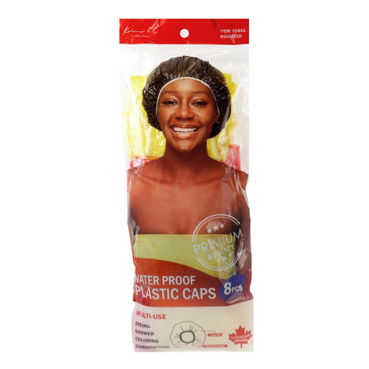 Waterproof Plastic Caps 8pcs - Assorted