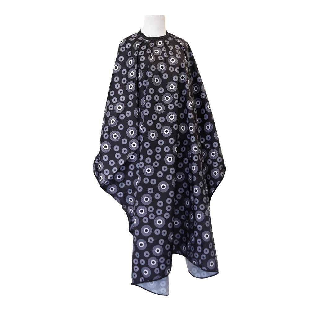 High Quality Cutting Cape w/ Hook - Circle Pattern