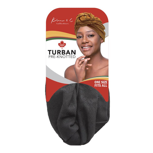 Premium Turban - Black #92831