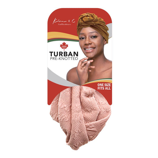 Premium Pre-Knotted Turban - Pink #92835