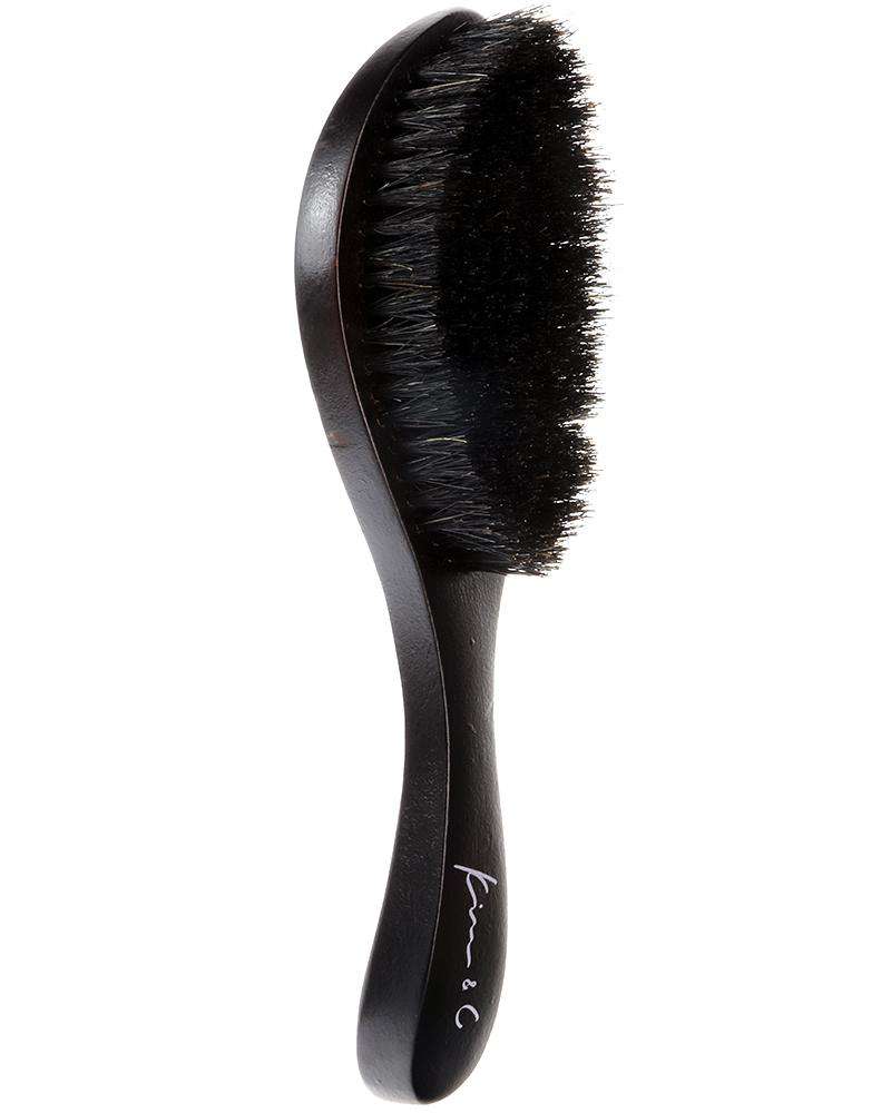 Kim & C Wooden Brush Curved Wave Brush [Soft]