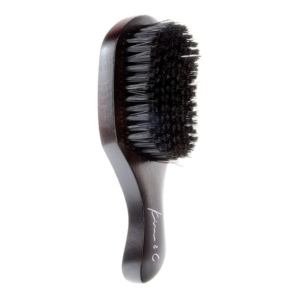 Premium Curved Wooden Club Brush - Hard #97750