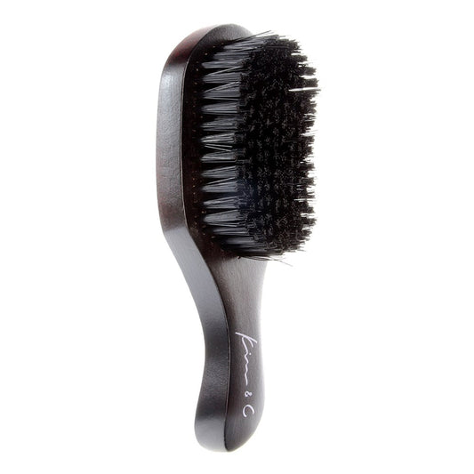 Premium Curved Wooden Club Brush - Hard #97750