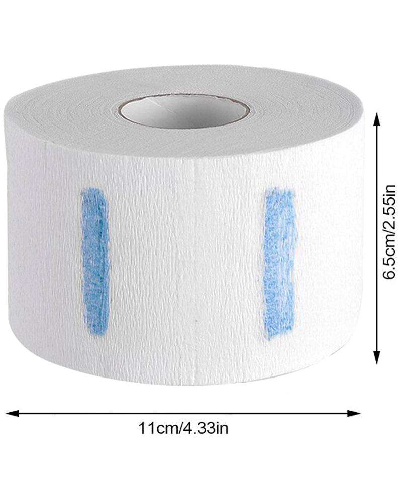 Neck Ruffles Strip Rolls - White