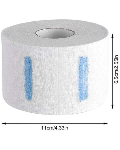 Neck Ruffles Strip Rolls - White