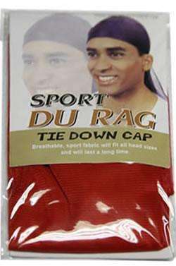 Magic Collection Sport Du Rag Tie Down Cap - Assorted #4769 - Beautiful Black Hair