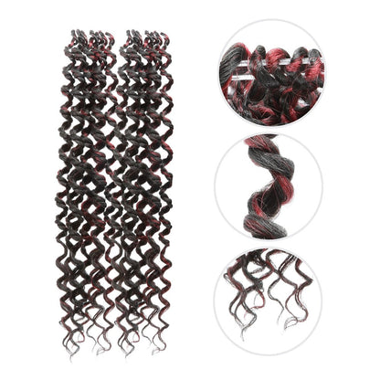 Double Twist Curl Crochet Braid 14"