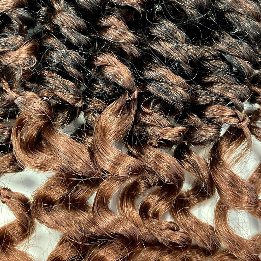 Double Deep Corkscrew Crochet Braid 18"