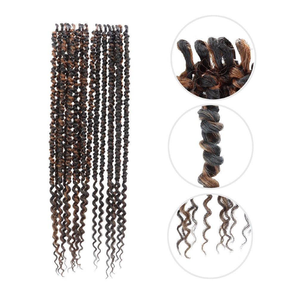 Double Twist Coily Crochet Braid 18"