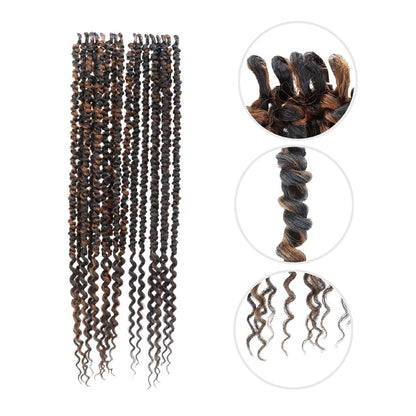 Double Twist Coily Crochet Braid 18"