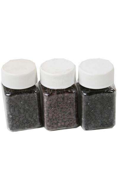 Magic Collection Micro Rings For Hair Extension 4mm 1000 Pieces - Beautiful Black Hair