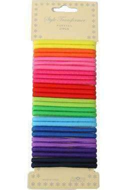 27pcs Ponytail Holders Assorted - Beautiful Black Hair