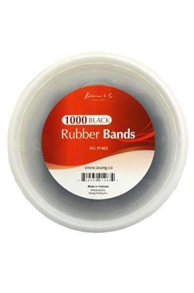 1000 Rubber Bands Black - Beautiful Black Hair