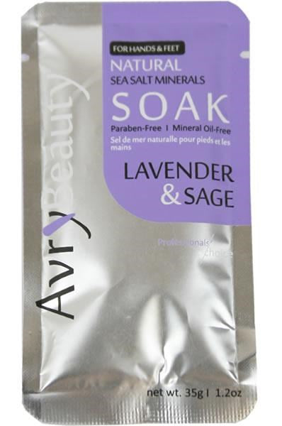 Avry Beauty Sea Salt Soak - Lavender & Sage - Dollar Deals