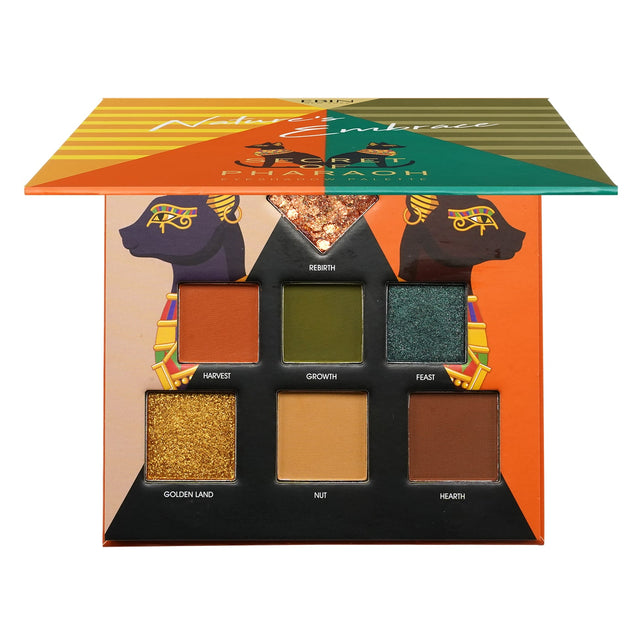 Secret of Pharaoh 7 Shades Eyeshadow Palette - Nature's Embrace