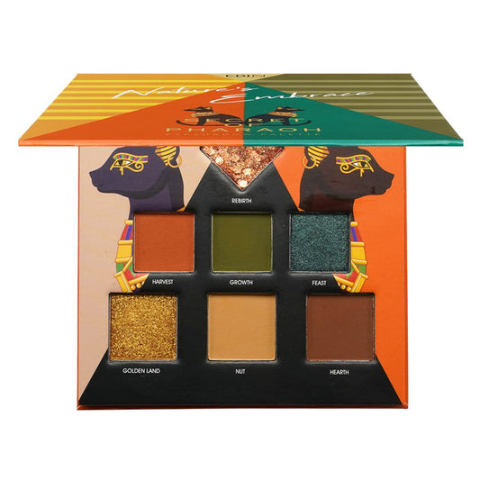 Secret of Pharaoh 7 Shades Eyeshadow Palette - Nature's Embrace