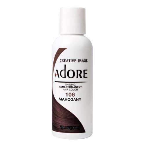 Adore Semi-Permanent Hair Color - 106 Mahogany - Beautiful Black Hair