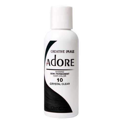 Adore Semi-Permanent Hair Color - 10 Crystal Clear - Beautiful Black Hair