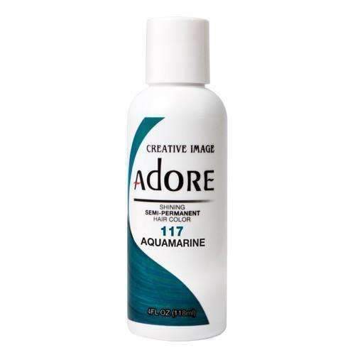 Adore Semi-Permanent Hair Color - 117 Aquamarine - Beautiful Black Hair
