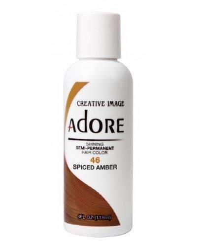Adore Semi-Permanent Hair Color - 46 Spiced Amber - Beautiful Black Hair