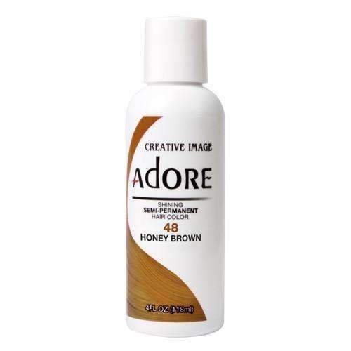 Adore Semi-Permanent Hair Color - 48 Honey Brown - Beautiful Black Hair