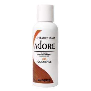 Adore Semi-Permanent Hair Color - 56 Cajun Spice - Beautiful Black Hair