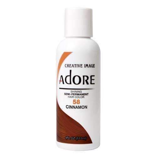 Adore Semi-Permanent Hair Color - 58 Cinnamon - Beautiful Black Hair