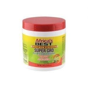 Africa's Best Maximum Strength Super Gro Hair & Scalp Conditioner - Beautiful Black Hair