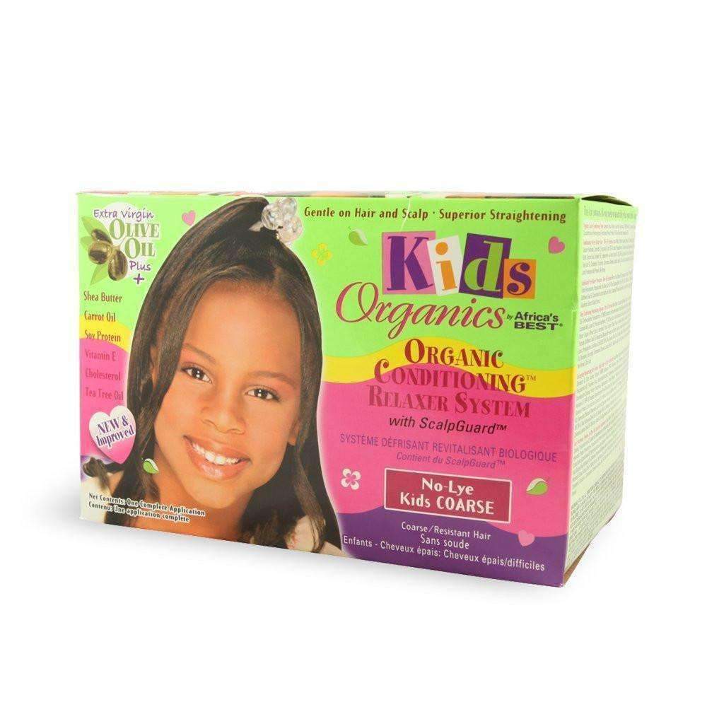Africa's Best Organic Kids No Lye Relaxer Kit - Coarse - Beautiful Black Hair