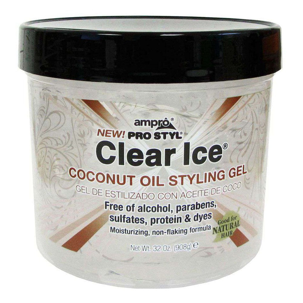 Ampro Pro Styl Clear Ice Coconut Oil Styling Gel 32oz