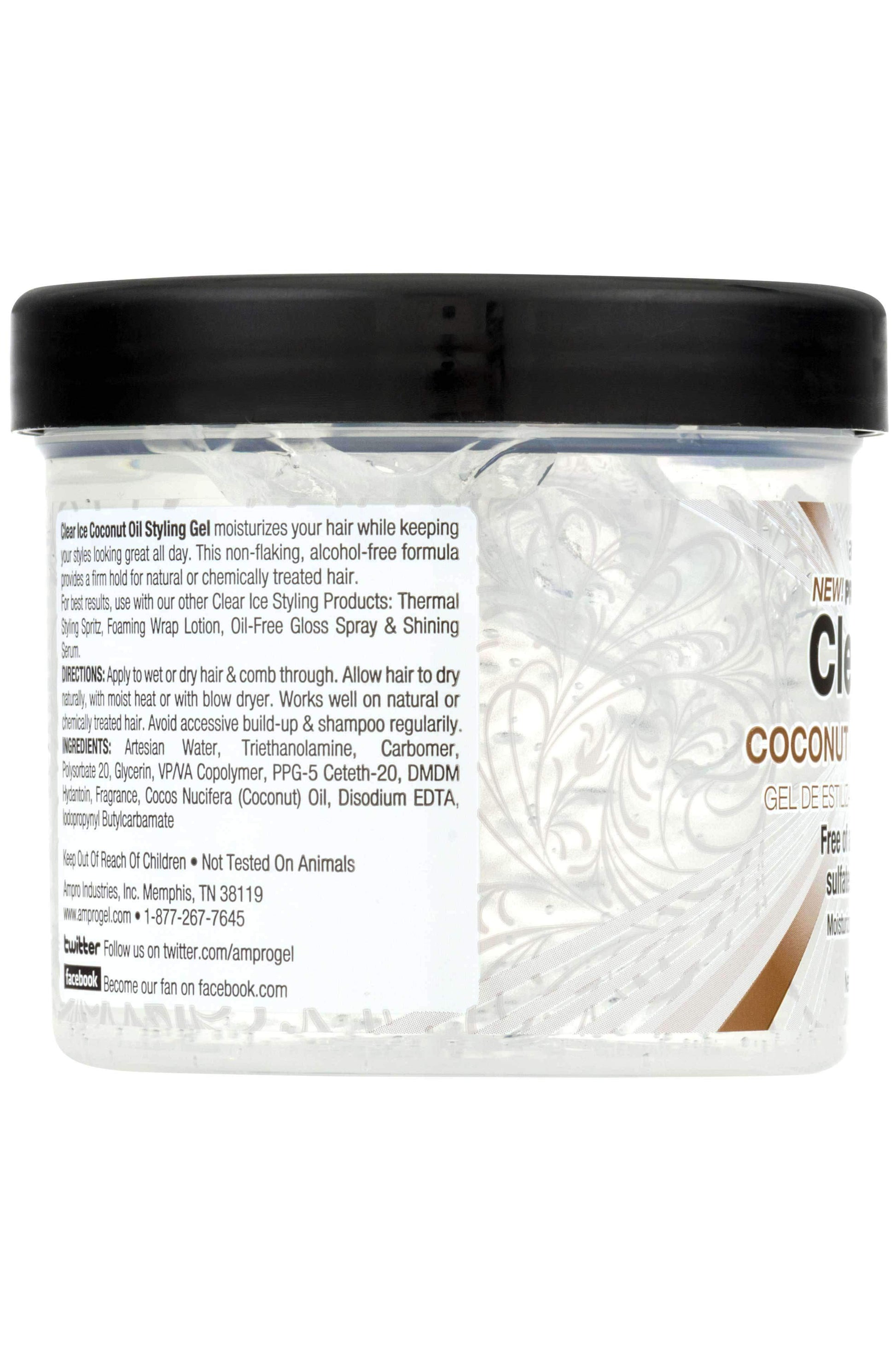 Ampro Pro Styl Clear Ice Coconut Oil Styling Gel