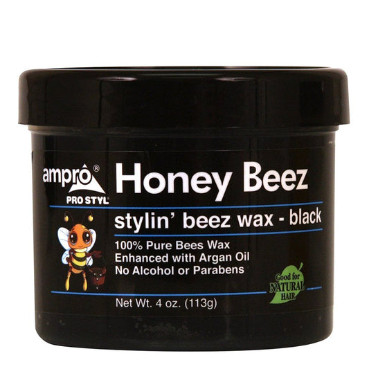 Ampro Pro Styl Honey Beez Stylin’ Beez Wax – Black
